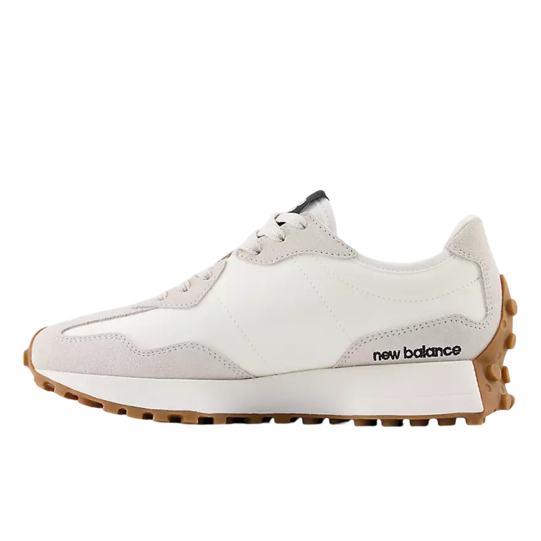 New Balance 327 White Gum Sole
