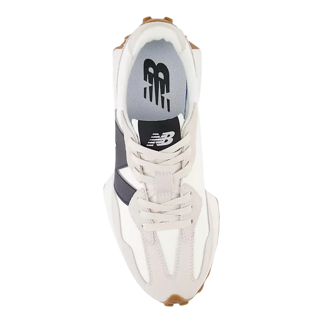 New Balance 327 White Gum Sole