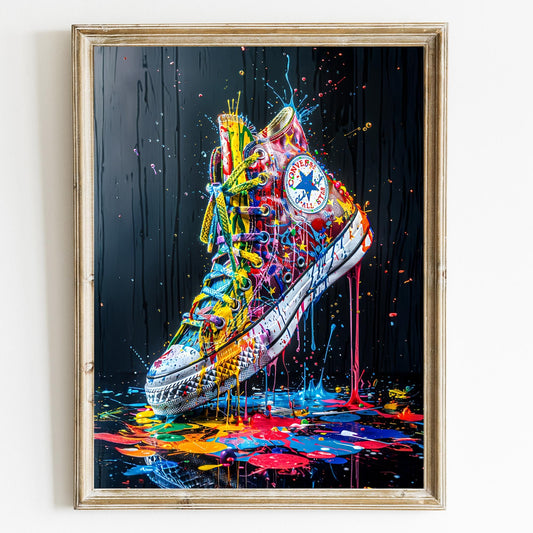A3 Converse Wall Art